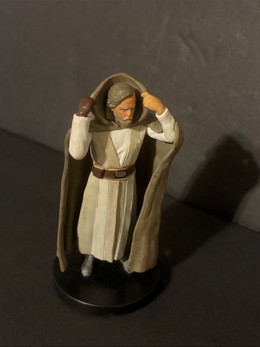 Star Wars The Force Awakens Luke Skywalker Jedi Hood Figurine Disney